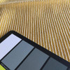 Yellow and Beige Striped Chenille | Upholstery Fabric | 56 Wide | By the Yard
