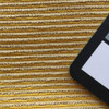 Yellow and Beige Striped Chenille | Upholstery Fabric | 56 Wide | By the Yard
