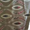 Ogee in Brown, Beige, Red | Drapery / Slipcover Fabric | 58 Wide | By the Yard