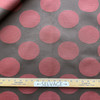 Large Scale Polka Dot in Brown and Red | Upholstery Fabric | 58 W | By the Yard