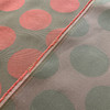 Large Scale Polka Dot in Brown and Red | Upholstery Fabric | 58 W | By the Yard