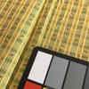 Yellow / Green Plaid with Bits of Orange | Upholstery Fabric | 56 Wide | BTY