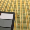 Yellow / Green Plaid with Bits of Orange | Upholstery Fabric | 56 Wide | BTY