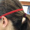 RED DESIGNER -- 1/4 Inch Sewing Elastic | Designer Lace Elastic | FOR COVID MASKS |
