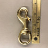 Snap Hook Brass - 3.5"