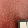 BURGUNDY - Faux ostrich Soft Vinyl Felt Backed Fabric 54W By The Yard