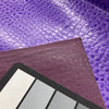 PURPLE - Glossy Faux Snake Skin Upholstery Vinyl Fabric | CROCCO | BTY |
