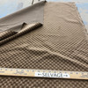 Mocha Brown Checked | Boxer Velvet Upholstery Fabric | Home Decor | 54 Wide |
