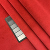 Scarlet Red w/ Black Undertone | Velvet Upholstery Fabric | Home Decor | 54 W
