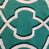 Shadowed Lattice Ocean Green / White | Premier Prints | Home Decor Fabric | 54 W
