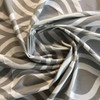 Large Scale Ogee | Gray / White | Premier Prints | Home Decor Fabric | 54 Wide
