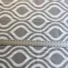 Large Scale Ogee | Gray / White | Premier Prints | Home Decor Fabric | 54 Wide