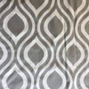 Large Scale Ogee | Gray / White | Premier Prints | Home Decor Fabric | 54 Wide