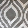 Large Scale Ogee | Gray / White | Premier Prints | Home Decor Fabric | 54 Wide