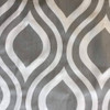 Large Scale Ogee | Gray / White | Premier Prints | Home Decor Fabric | 54 Wide