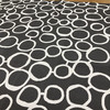 Freehand Circles in Black and White | Premier Prints | Home Decor Fabric | 54 W