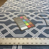 Lattice in Denim Blue and White | Premier Prints | Home Decor Fabric | 54 Wide