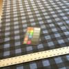 Buffalo Check 1.5inch Blue / Black | Premier Prints | Home Decor Fabric | 54 W