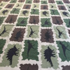 Dinosaurs in Camo Green | Premier Prints | Home Decor Fabric | 54W | By the Yard