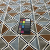 Modern Diamonds in Gray, Blue, Brown | Premier Prints Home Decor Fabric | 54 W