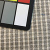 Subtle Plaid / Stripes Beige and Black | Heavyweight Upholstery Fabric | 54 W