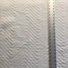Wide Chevron in White | Heavy Duty Upholstery Fabric | 54 Wide | By the Yard