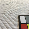 Wide Chevron in White | Heavy Duty Upholstery Fabric | 54 Wide | By the Yard