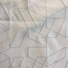 Geo Lines White / Gray | Slipcover / Upholstery Fabric | 54 Wide | Reversible