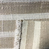Striped Openweave Beige and White | Heavy Duty Upholstery Fabric | 54 Wide