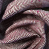 Grape and Pink Woven Diamonds | Upholstery Fabric | 54 Wide | By the Yard | Soft