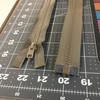 30.5" Separating Zipper | Tan | Molded Plastic | YKK Brand. | Jackets