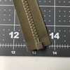 29 Inch Tan Separating Jacket Zipper | HEAVY DUTY Molded Plastic Chain Zipper