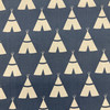 Tee Pee in Blue / White | Children's Home Decor Fabric | Premier Prints | 45 W