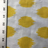 Yellow / White Ikat Dots | Home Decor Fabric | Premier Prints | 45 Wide | BTY