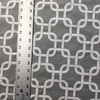 Linked Squares in Gray / White | Home Decor Fabric | Premier Prints | 45 Wide