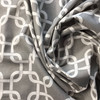 Linked Squares in Gray / White | Home Decor Fabric | Premier Prints | 45 Wide