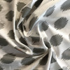 Ikat Dots Gray and White | Home Decor Fabric | Premier Prints | 45” Wide | BTY