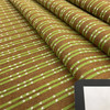 Brown and Green Striped Fabric | Slipcovers / Drapery | 54 Wide | By the Yard