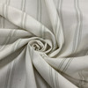 Thin Stripes White / Green | Slipcover / Drapery Fabric | 54 Wide | By the Yard