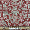 Scrollwork Damask | Home Decor Fabric | Red / Gray | Lacefield | 54 Wide | BTY