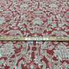 Scrollwork Damask | Home Decor Fabric | Red / Gray | Lacefield | 54 Wide | BTY
