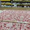 Scrollwork Damask | Home Decor Fabric | Red / Gray | Lacefield | 54 Wide | BTY