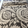 Large Scale Leaf Damask | Home Decor Fabric | Gray / Natural | Lacefield | 54 W