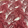 Red Leaves on Tan Linen | Home Decor Fabric | Lacefield | 54 Wide | By the Yard