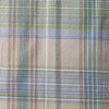 Ribbed Upholstery Fabric | Plaid in Blue / Beige / Green | Heavyweight Upholstery Fabric | 54" Wide | By the Yard