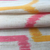 Ikat Geometric | Pink / Orange | Home Decor Fabric | 45 Wide | By the Yard