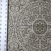 Scrollwork Medallion in Brown / Off White | Home Decor Fabric | 54 Wide | BTY