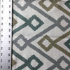 Diamond Zig Zag | Taupe / Gray / Green | Drapery Fabric | Robert Allen | 54 W