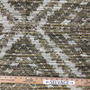 Large Scale Bohemian Diamond | Robert Allen Home Decor Fabric | Brown | 54 Wide