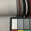 4798-0000 | Burgundy Black White Striped  Sunbrella | 46 Inch | Marine And Awning Fabric